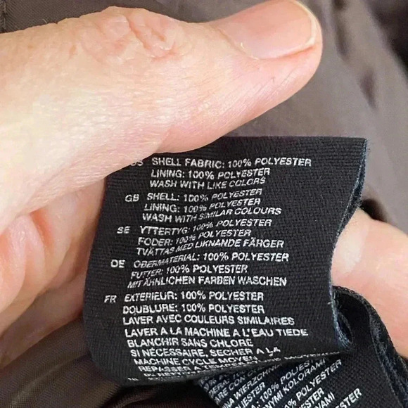 H&M Womens Quilted Brown Puffer Jacket - Picture 6 of 6